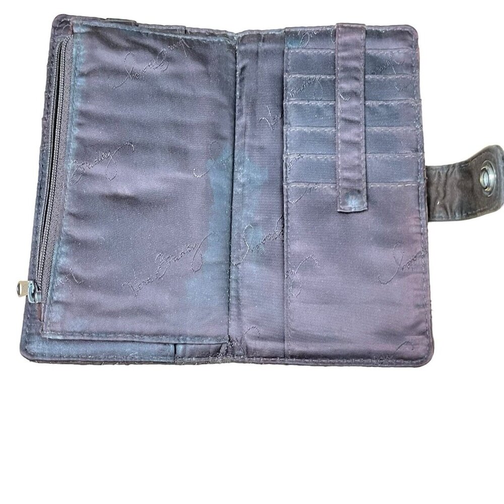 Vera Bradley Brown Quilted Microfiber Tote Shoulder Bag/Hand Bag & Wallett - Picture 11 of 16